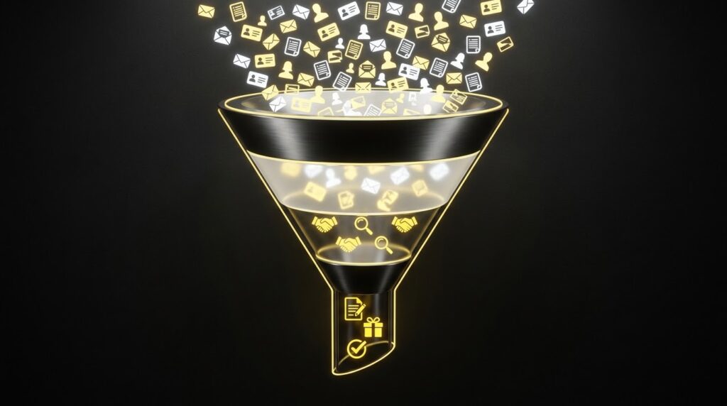 funnel sin convertir